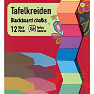 herlitz Craie pour tableau, assorti, étui carton de 12