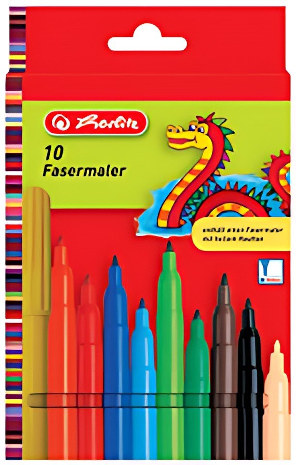 herlitz Feutre, étui en carton de 20