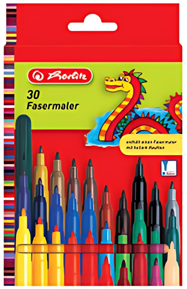 herlitz Feutre, étui en carton de 30