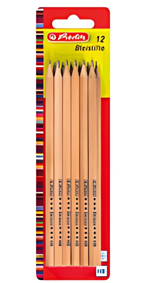 herlitz Crayon Skizzo natur, hexagonal, degré de dureté HB