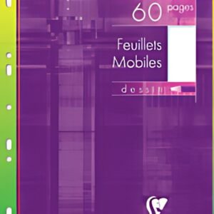 Clairefontaine Feuillets mobiles uni, A4
