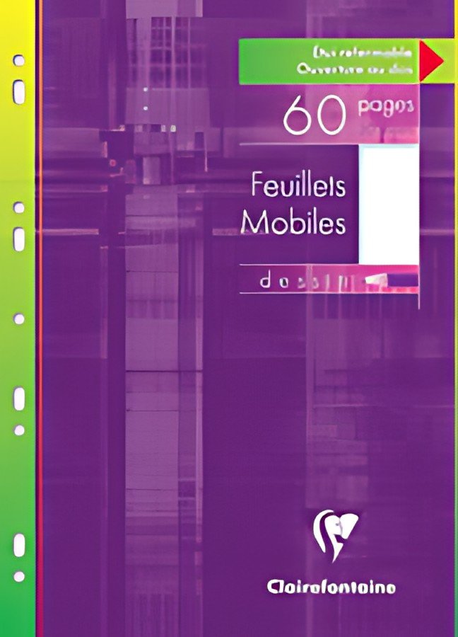 Clairefontaine Feuillets mobiles uni, A4