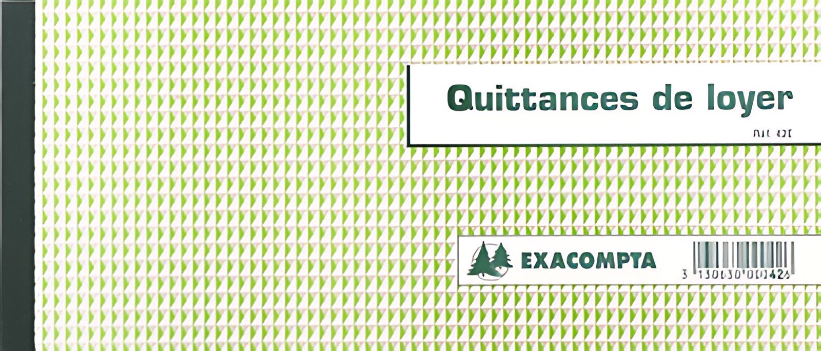 EXACOMPTA Carnet à souche "Quittances de loyer"