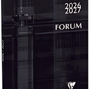 Clairefontaine Agenda scolaire FORUM Metric, 2026/2027, noir