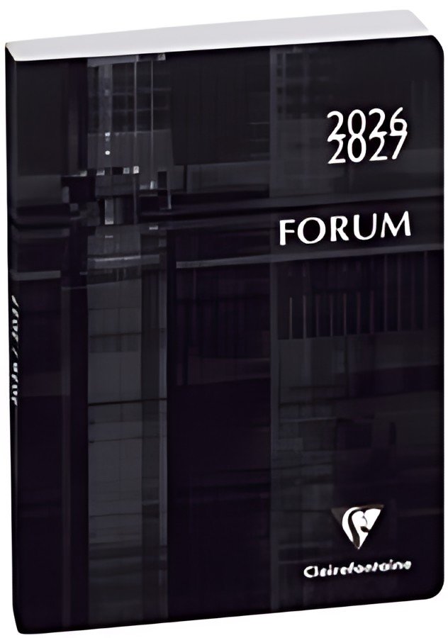 Clairefontaine Agenda scolaire FORUM Metric, 2026/2027, noir