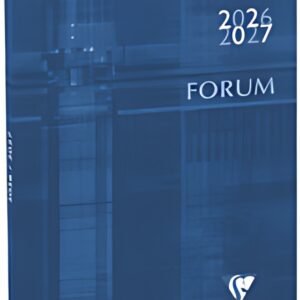 Clairefontaine Agenda scolaire FORUM Metric, 2026/2027, bleu