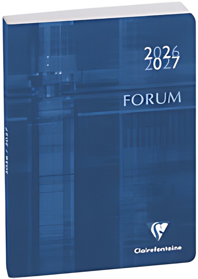 Clairefontaine Agenda scolaire FORUM Metric, 2026/2027, bleu