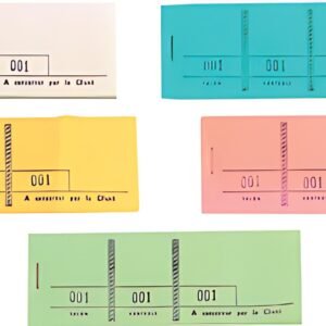 EXACOMPTA Bloc passe-partout pour tombola, 48 x 150 mm