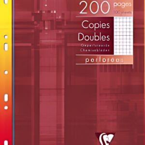 Clairefontaine Copies doubles perforées, A4, 5x5, avec marge