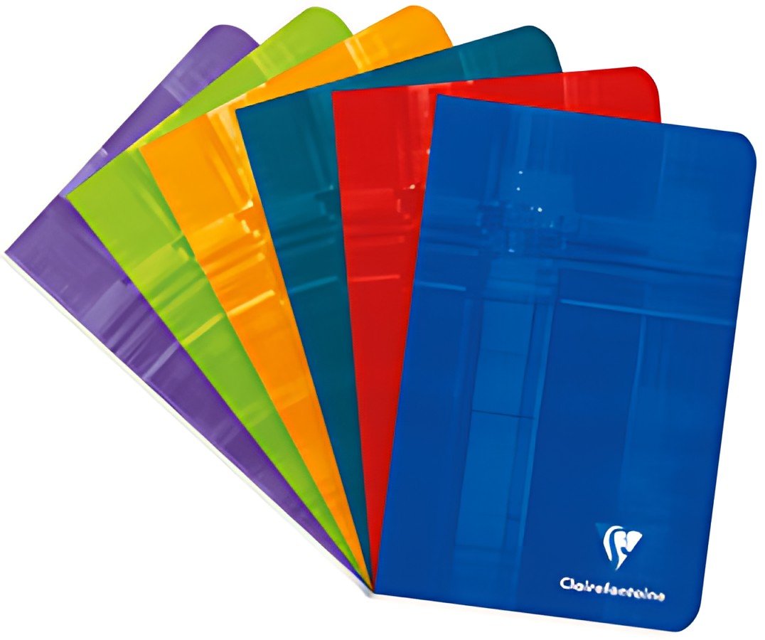 Clairefontaine Carnet piqûre, 110 x 170 mm, quadrillé 5x5