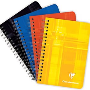Clairefontaine Carnet à spirale, 90 x 140 mm, quadrillé 5x5