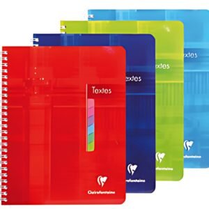 Clairefontaine Cahier de textes spirale, 170 x 220 mm, séyès