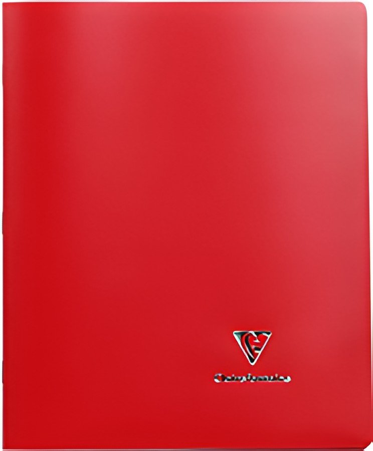 Clairefontaine Cahier Koverbook, 240 x 320 mm, Seyès, rouge