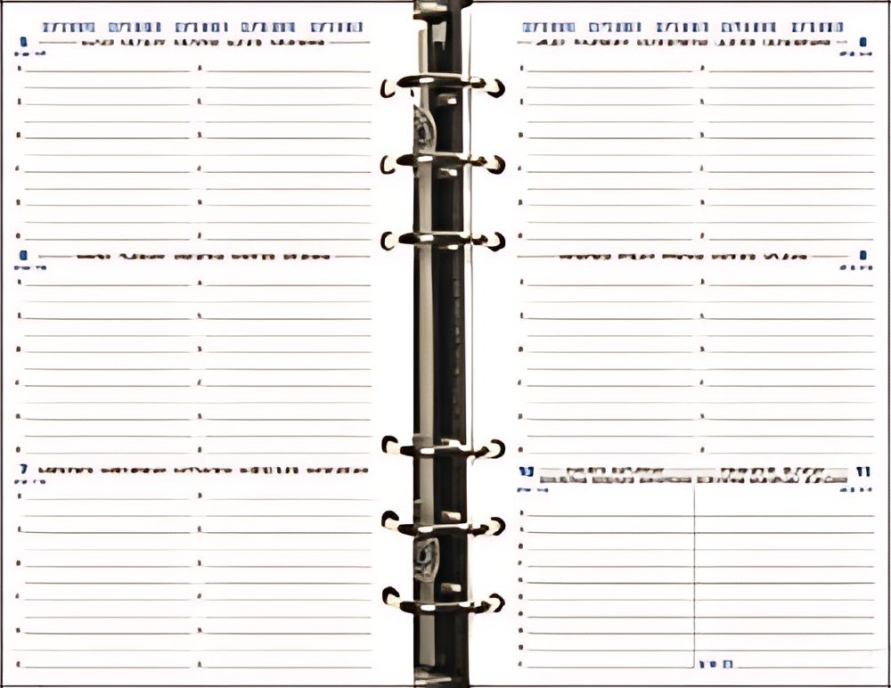 EXACOMPTA Recharge Exatime 17, 2026/2027, 1 semaine/2 pages