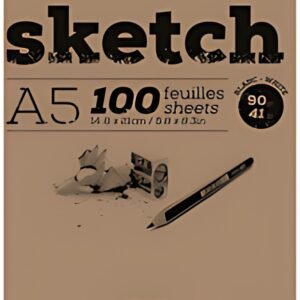 Clairefontaine Bloc croquis SKETCH, A5, 100 feuilles