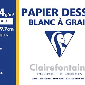 Clairefontaine Papier dessin "Blanc à Grain", 210 x 297 mm