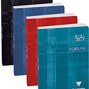 Clairefontaine Agenda scolaire FORUM Metric, 2026/27,assorti