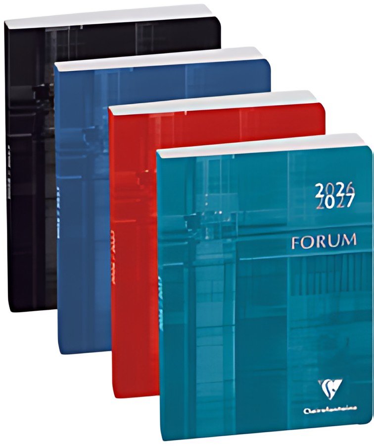 Clairefontaine Agenda scolaire FORUM Metric, 2026/27,assorti