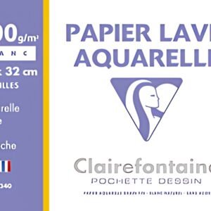 Clairefontaine Papier dessin "Lavis Aquarelle", 240 x 320 mm
