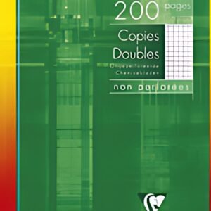 Clairefontaine Copies doubles non perforées, A4, 200 pages