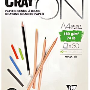 Clairefontaine Bloc papier dessin "CRAY'ON", A3, 120 g/m2