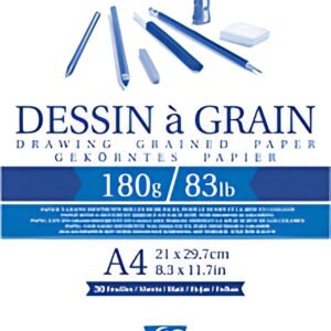 Clairefontaine Bloc papier dessin "à Grain", A3