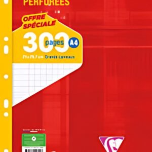 Clairefontaine Copies doubles perforées, A4, séyès