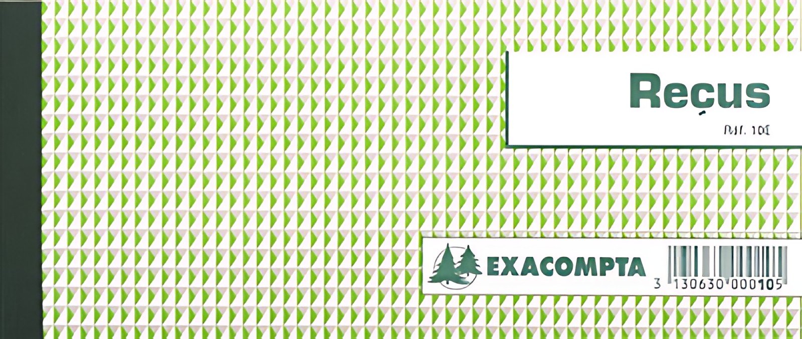 EXACOMPTA Carnet à souche "Reçus", 90 x 130 mm horizontal