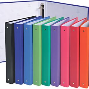 EXACOMPTA Classeur rembordé PP, A4, 4 anneaux, assorti