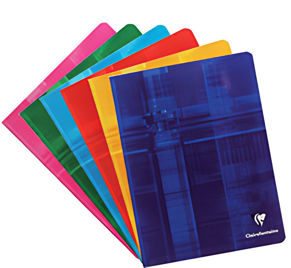 Clairefontaine Cahier piqûre, 170 x 220 mm, ligné 8 + marge