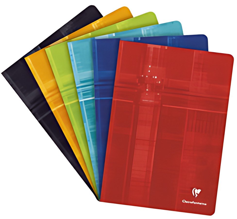 Clairefontaine Cahier piqûre, A4, 120 pages, ligné 8 + marge