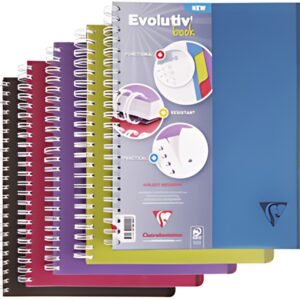 Clairefontaine Cahier Evolutiv'book, A4+, quadrillé 5x5