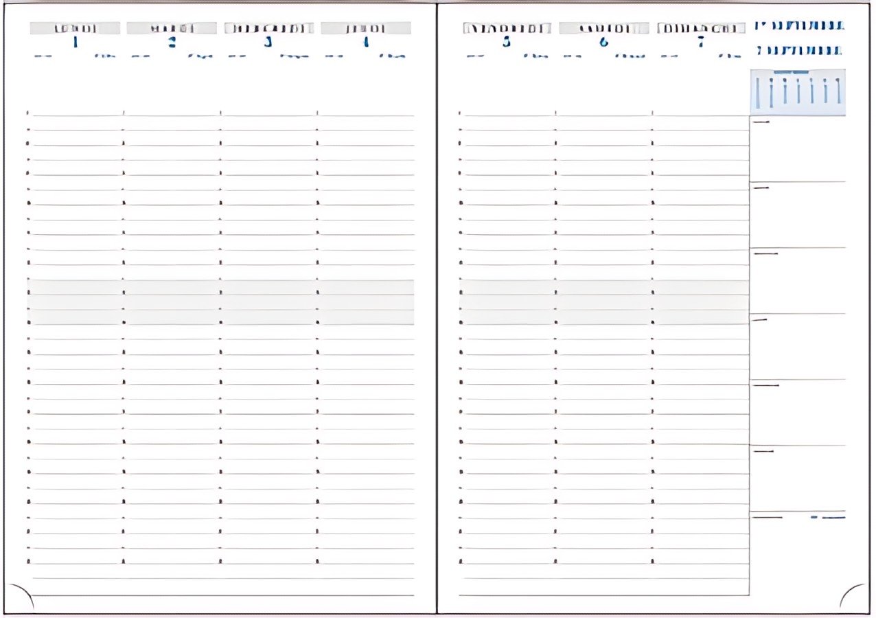 EXACOMPTA Recharge pour agenda SAD 29, 2026/2027, 16 mois