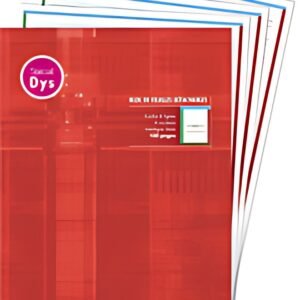 Clairefontaine Bloc de feuilles DYS, A4, 100 pages