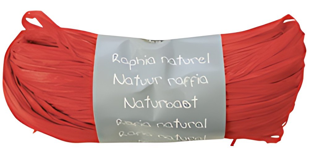 Clairefontaine Raphia naturel, rouge