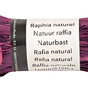 Clairefontaine Raphia naturel, prune