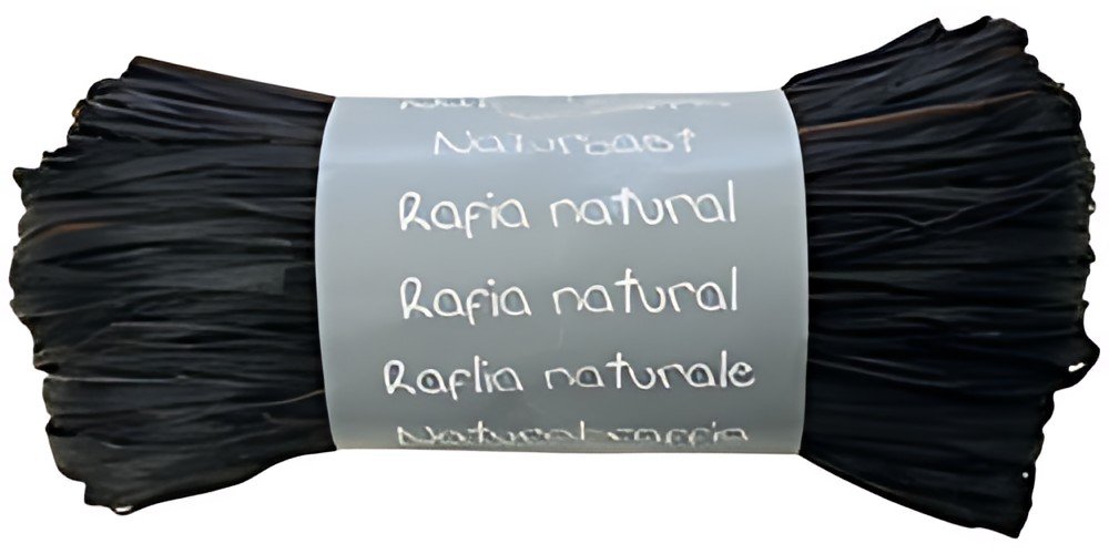 Clairefontaine Raphia naturel, noir