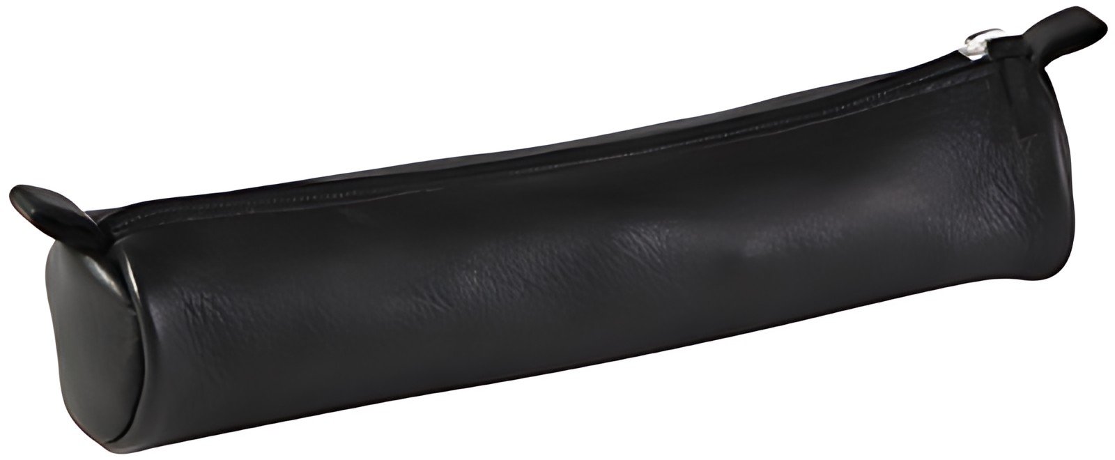 Clairefontaine Trousse petite ronde, cuir, noir