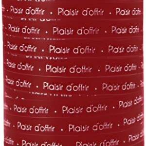 Clairefontaine Bolduc sur bobine "Plaisir d'offrir", rouge