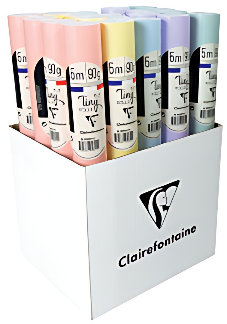 Clairefontaine Papier cadeau "Tiny Rolls Pastell"