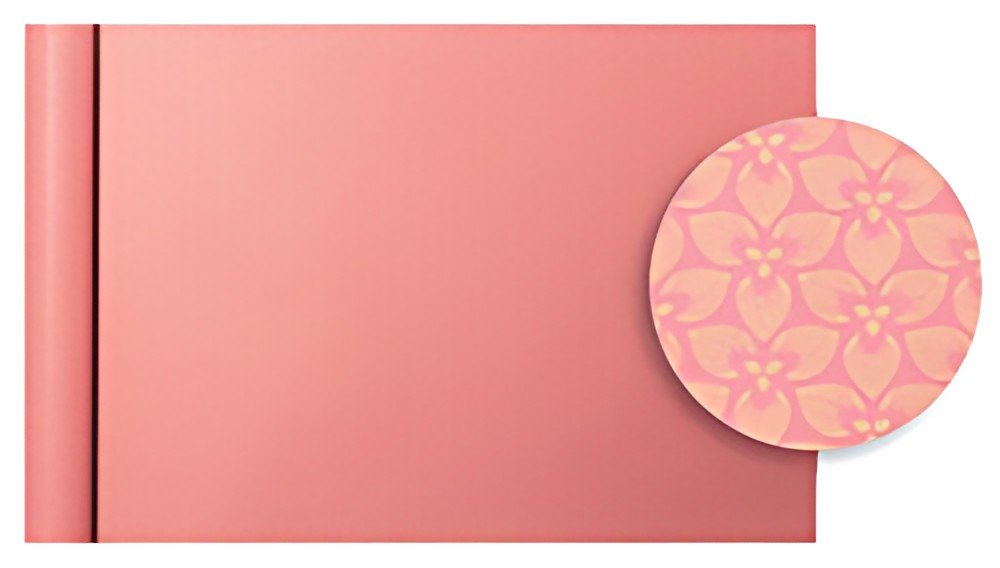 Clairefontaine Papier cadeau "Tiny Rolls fleurs roses"