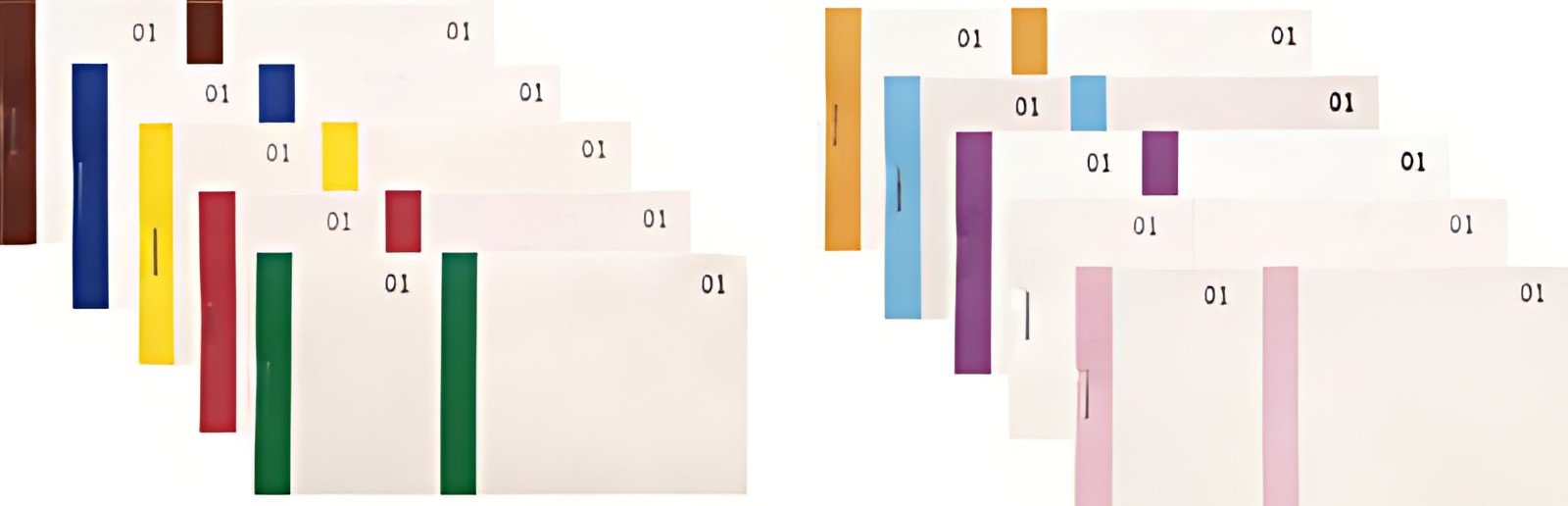 EXACOMPTA Bloc vendeur, 66 x 135 mm, assorti