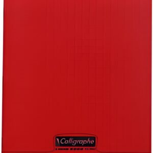 Calligraphe Cahier 8000 POLYPRO, 170 x 220 mm, rouge