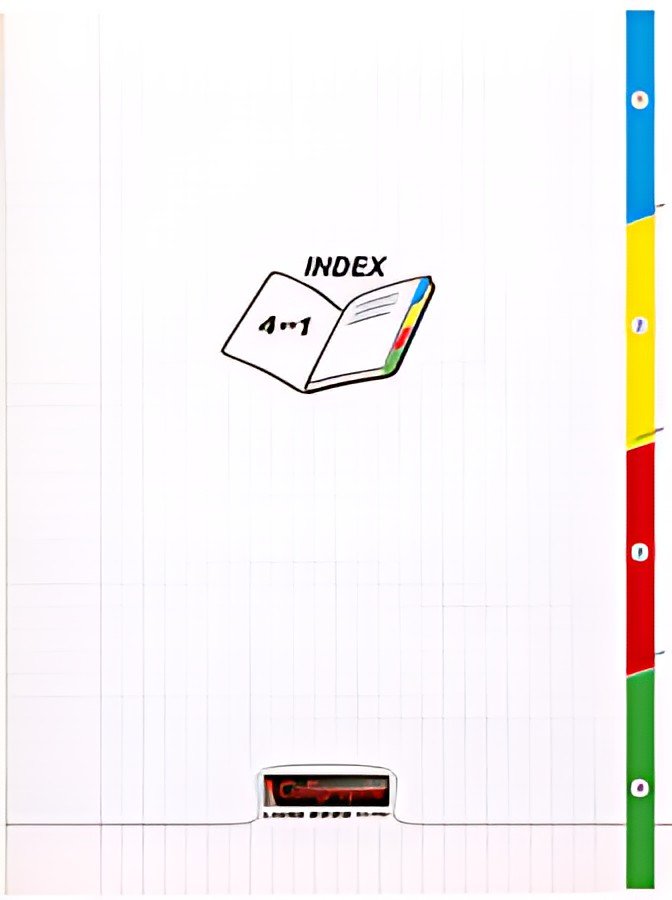 Calligraphe Cahier 4 index 8000 POLYPRO, 240 x 320 mm