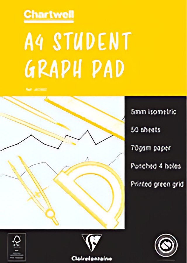Clairefontaine Papier millimétré "STUDENT GRAPH PAD", A4