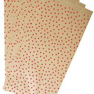 Clairefontaine Pochette en papier à fond plat "Coeurs"