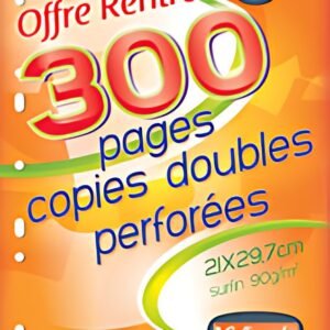Calligraphe Copies doubles perforées, A4, séyès