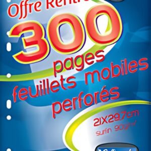 Calligraphe Feuillets mobiles perforés, A4, séyès
