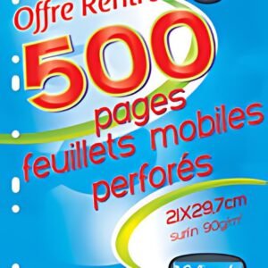 Calligraphe Feuillets mobiles perforés, A4, séyès