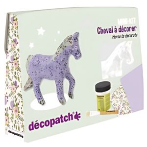 décopatch Kit papier mâché "Cheval", 5 pièces